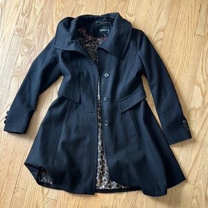 Express Women's Black Coat